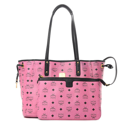 MCM Visetos Medium Liz Reversible Shopper Tote Pink 1 of 23