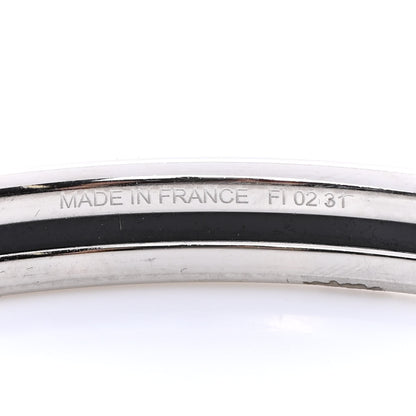 Hermes Enamel Uni Bangle Marron Glace 5 of 6