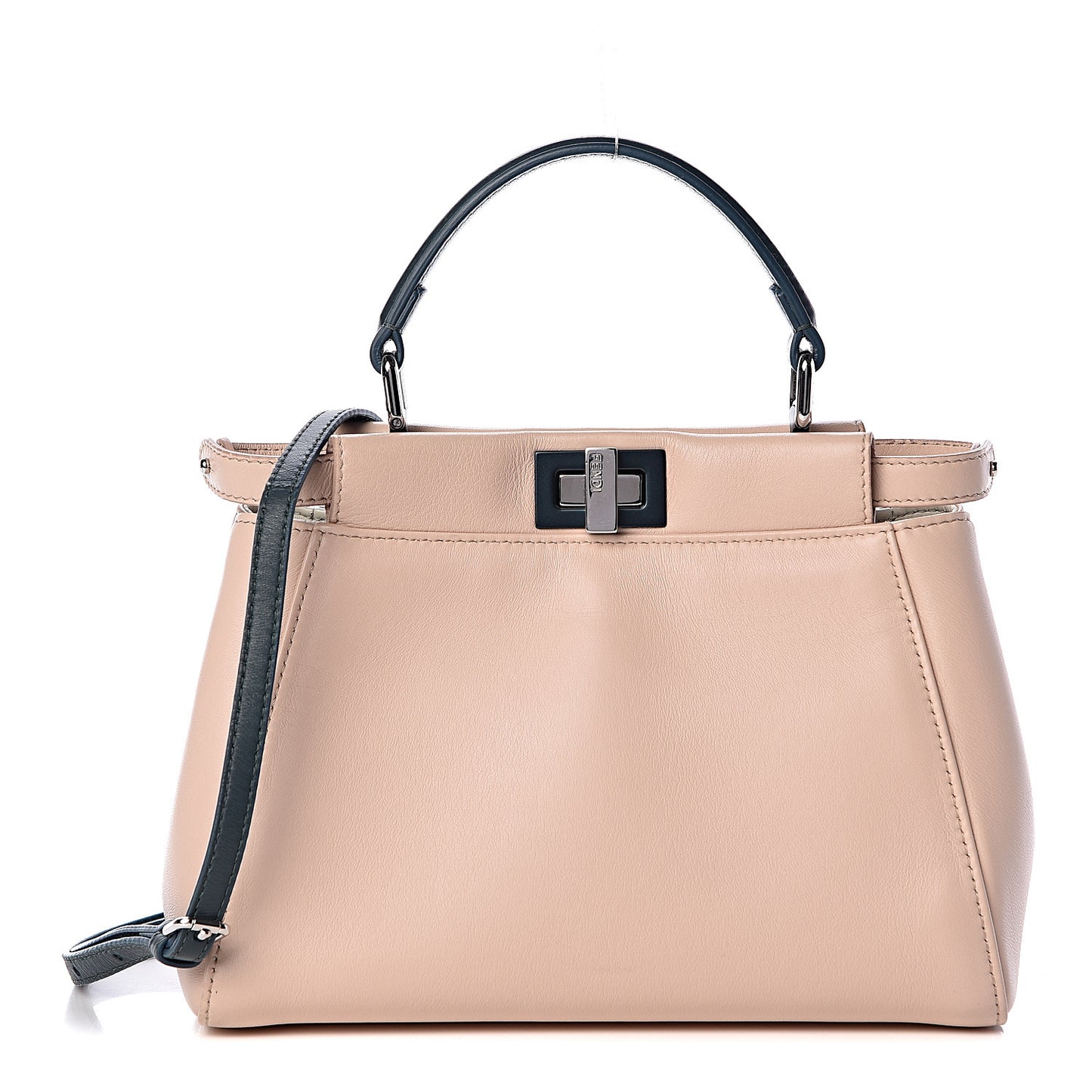 Nappa Colorblock Mini Peekaboo Iconic Satchel Soap Amazzonia Opal