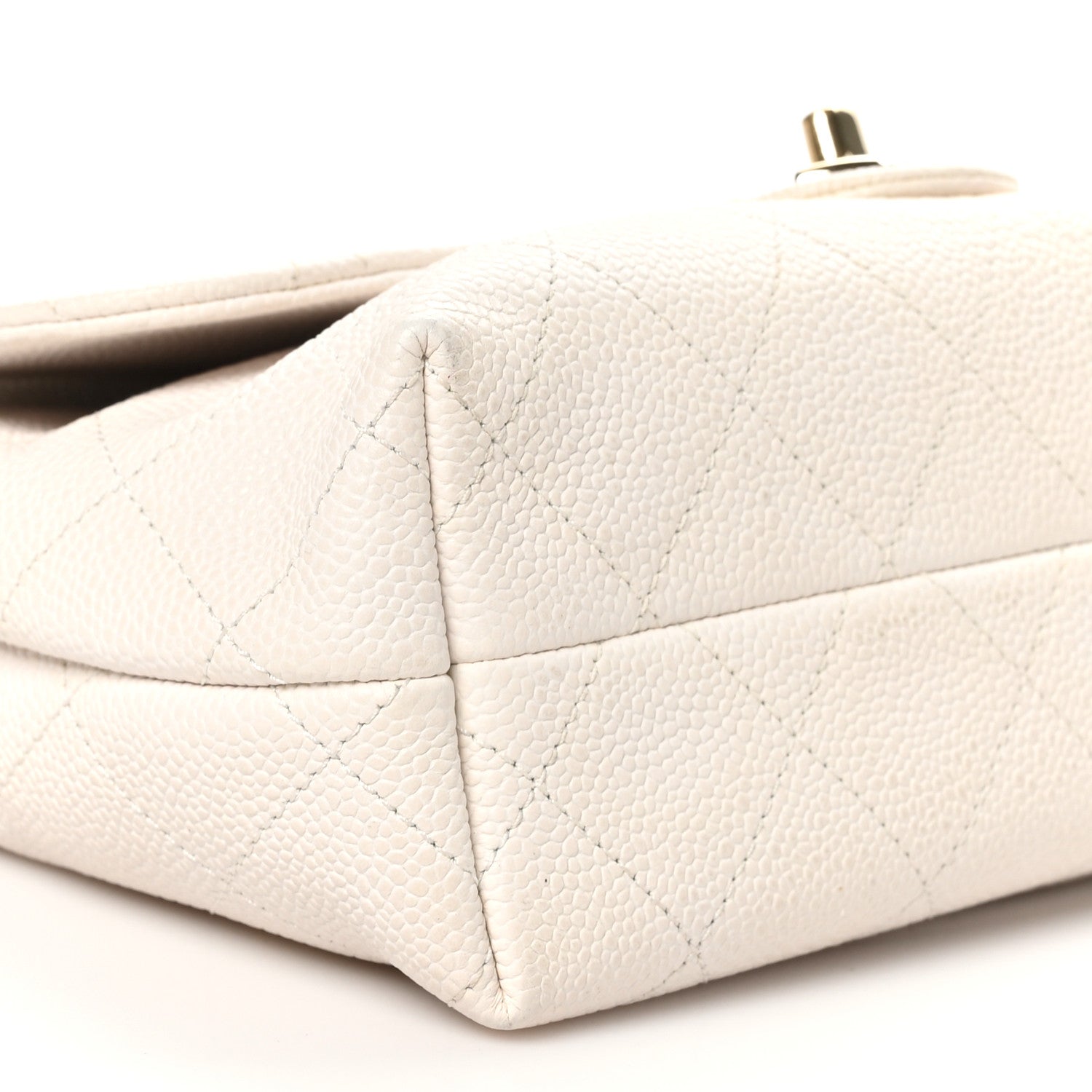 Chanel Caviar Quilted Small City Walk Flap White 9 of 10