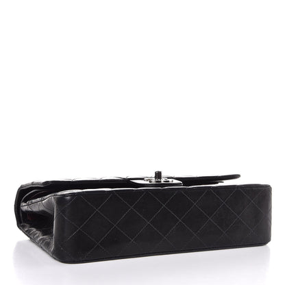 Chanel Lambskin Quilted Medium Double Flap Black 4 of 8