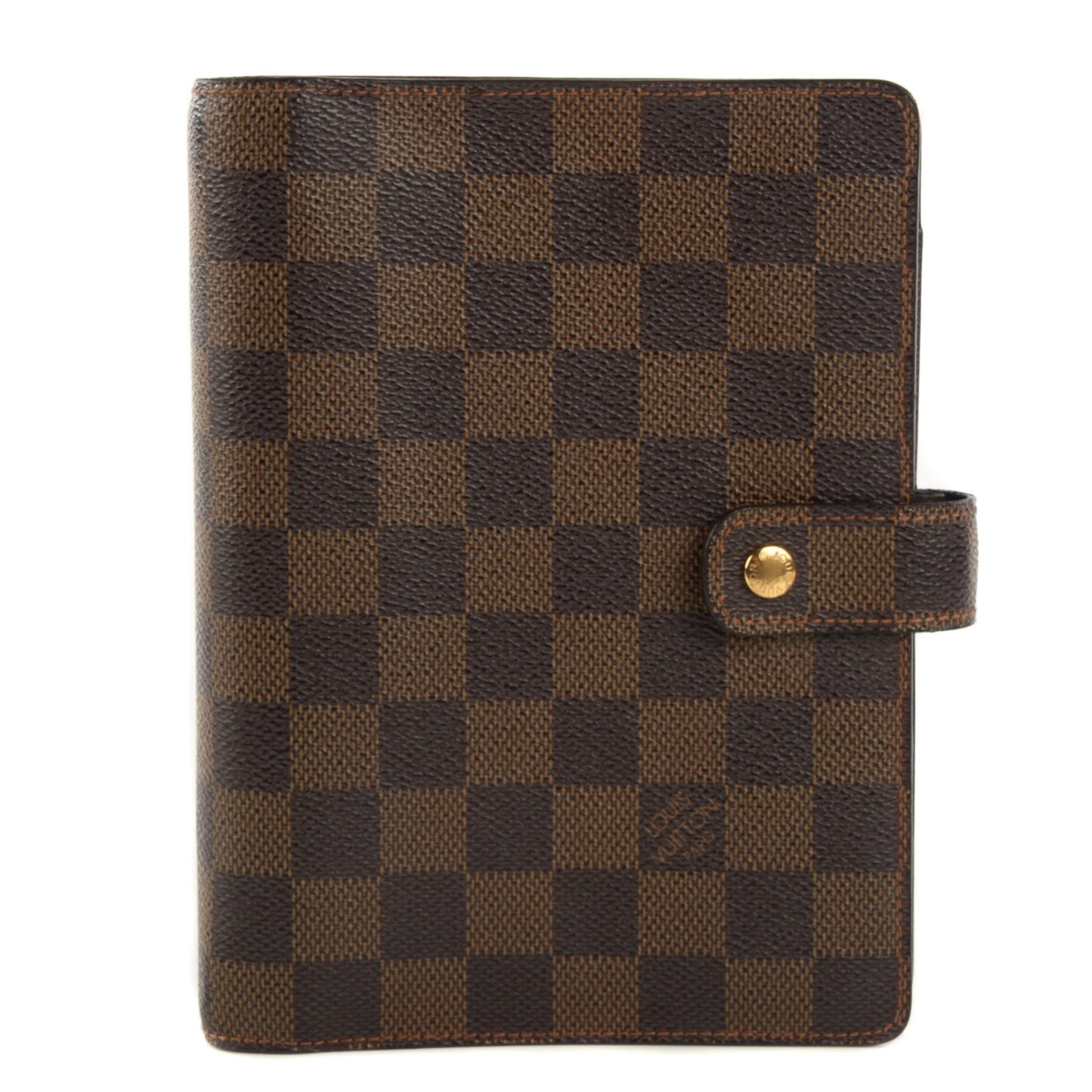 Damier Ebene Medium Ring Agenda Cover