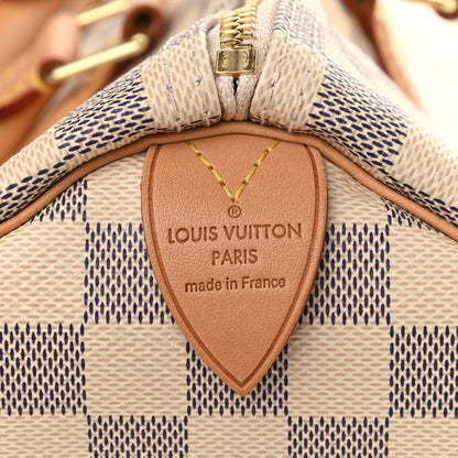 Louis Vuitton Damier Azur Speedy 35 6 of 10