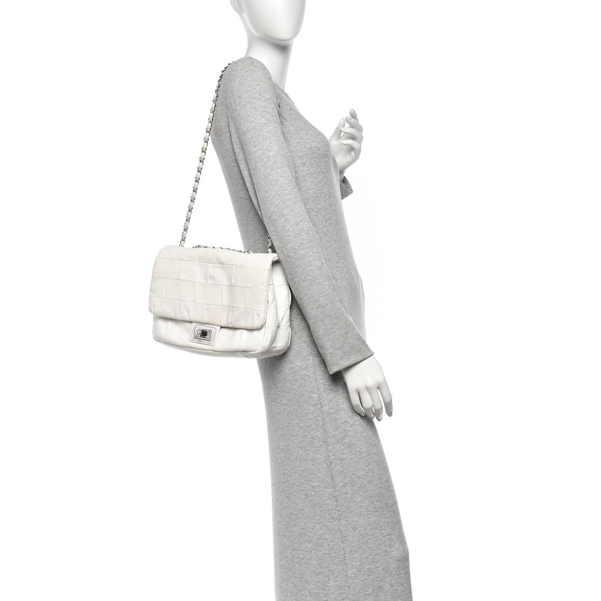 Chanel Lambskin Igloo Single Flap White 2 of 11