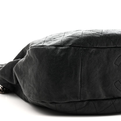 Chanel Caviar Quilted Simply CC Hobo Black 9 of 10