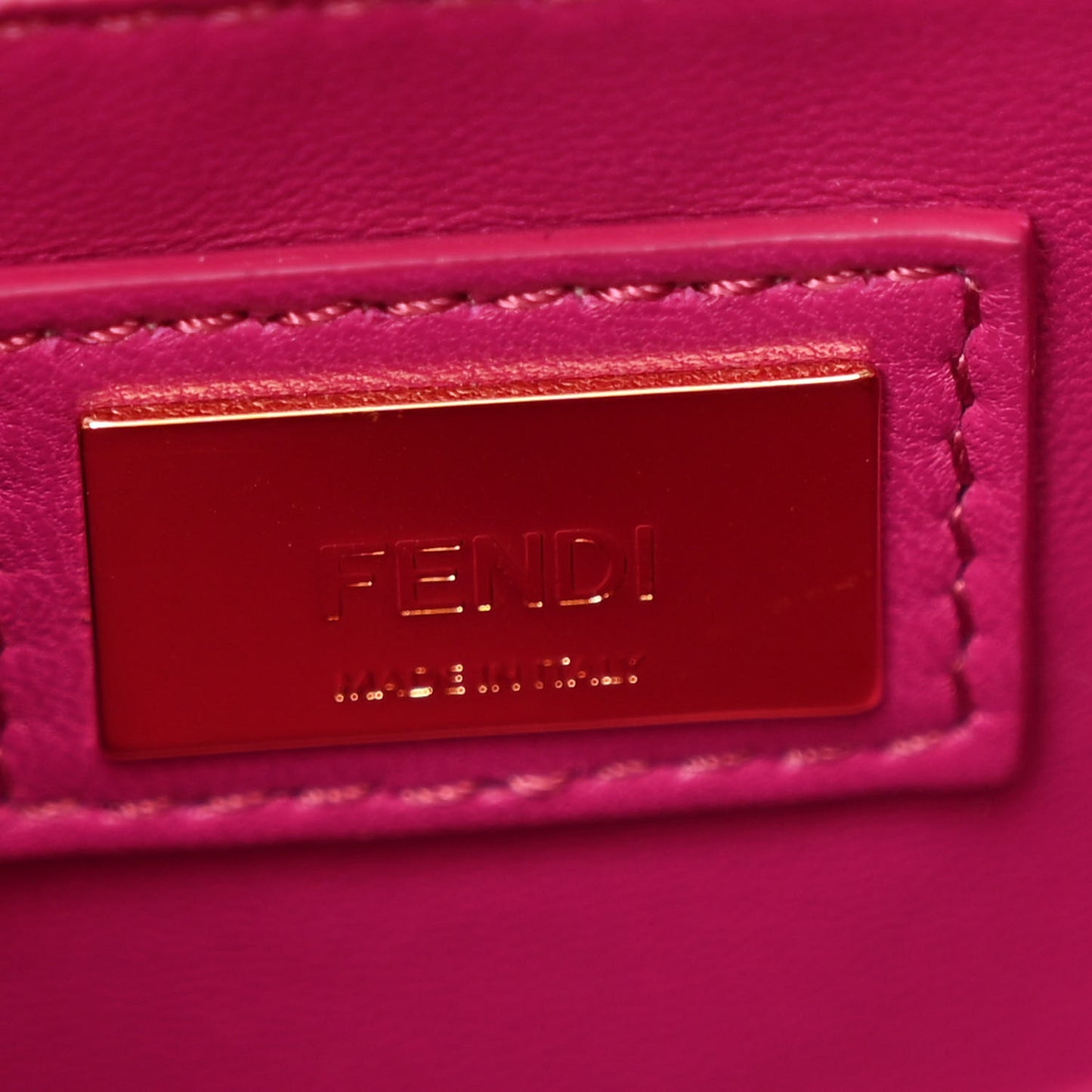 Nappa Mini Peekaboo Iconic Satchel Magenta