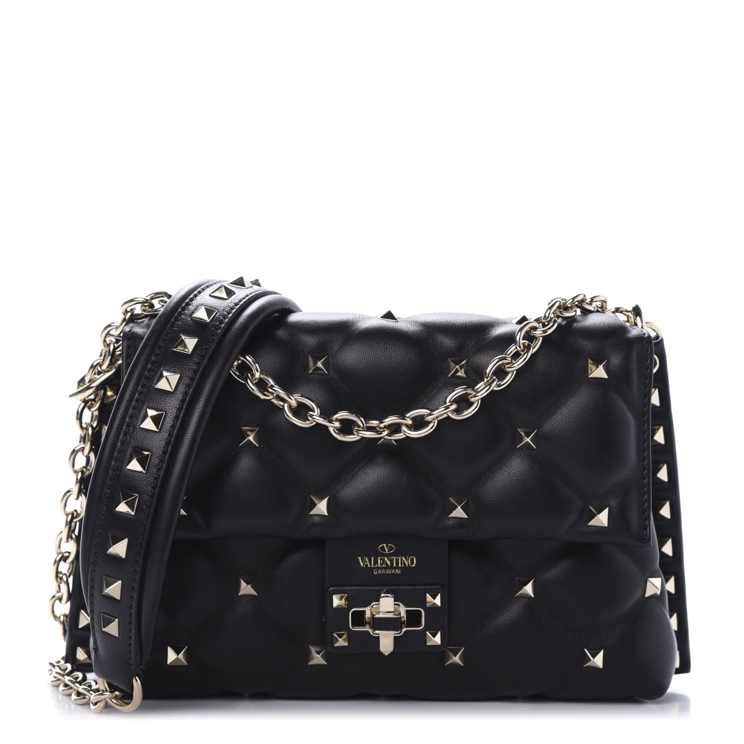 Valentino Garavani Nappa Small Candystud Crossbody Black 1 of 11