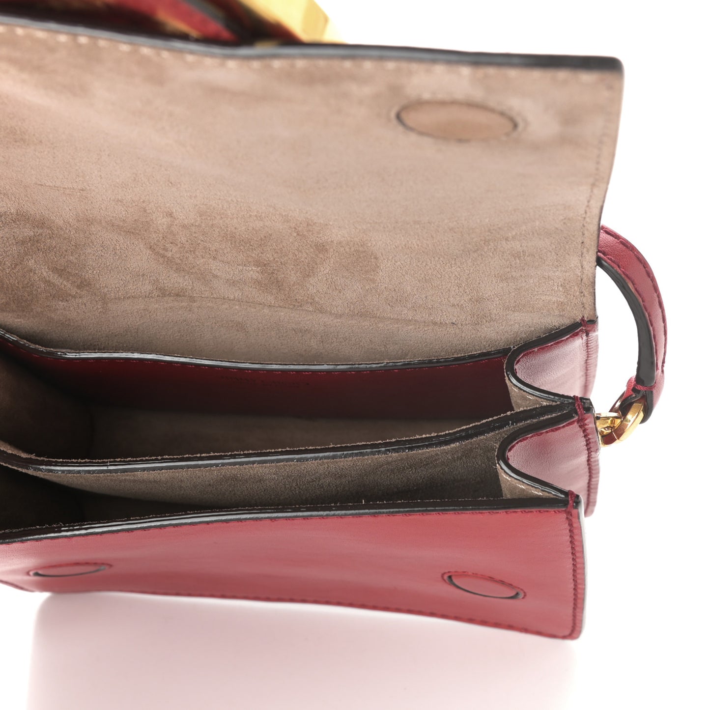 Calfskin Small Madeline Shoulder Bag Red