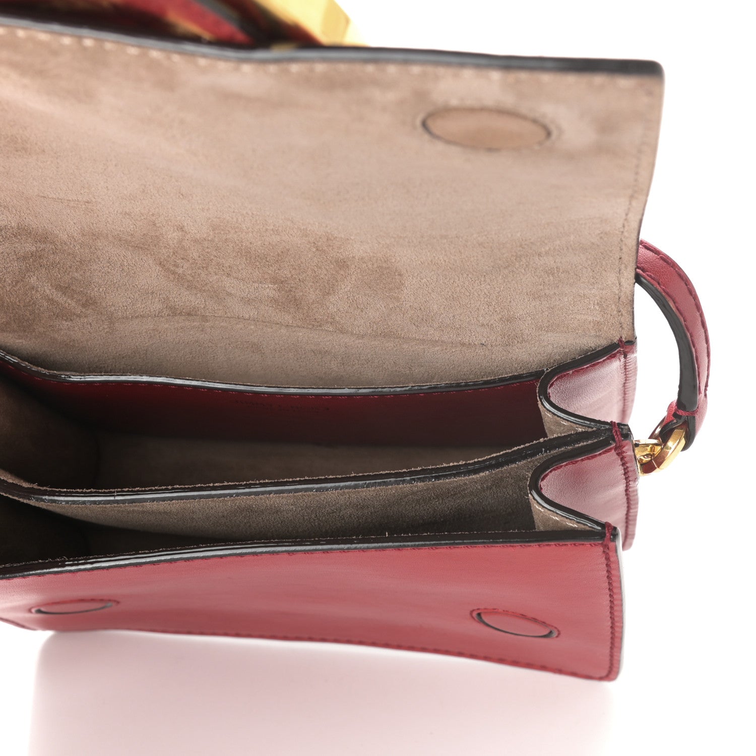 Jimmy Choo Calfskin Small Madeline Shoulder Bag Red 5 of 9