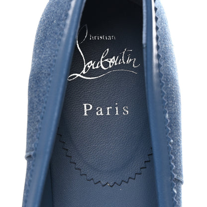 Christian Louboutin Denim Mamadrague Flats 42 Blue 8 of 9