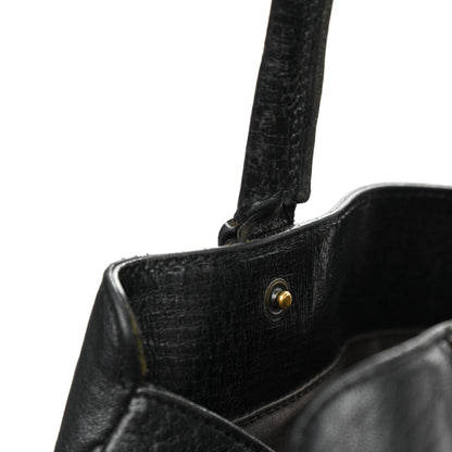 Fendi Distressed Lambskin Large Bag De Jour Tote Black 14 of 24