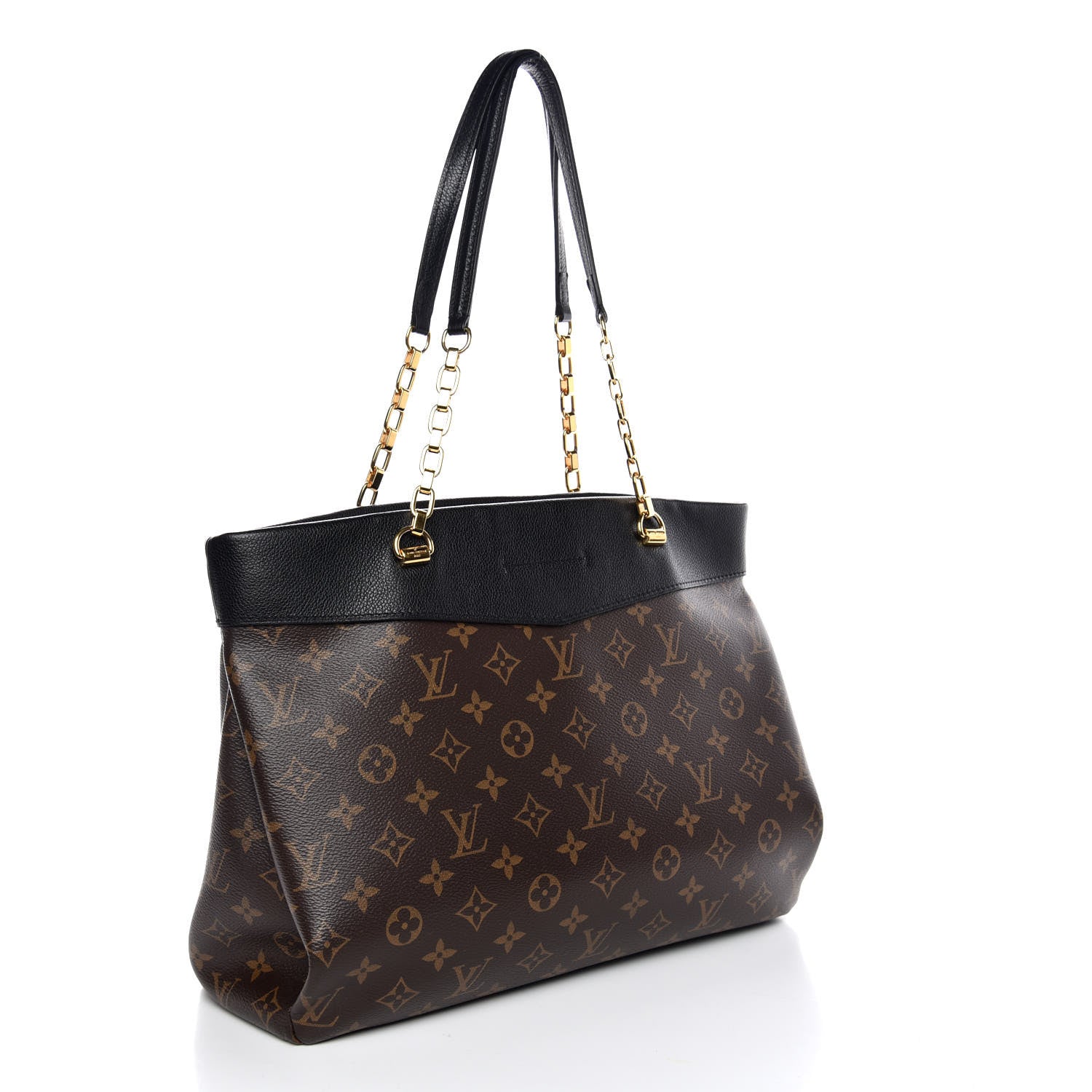 Louis Vuitton Monogram Pallas Shopper Black 3 of 10