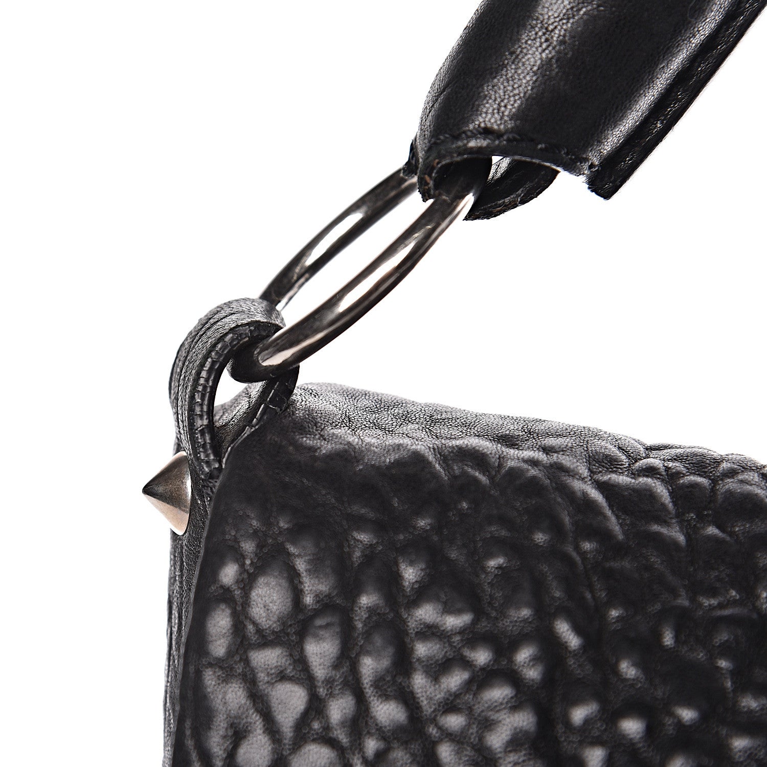Givenchy Pebbled Lambskin Shoulder Bag Black 8 of 16
