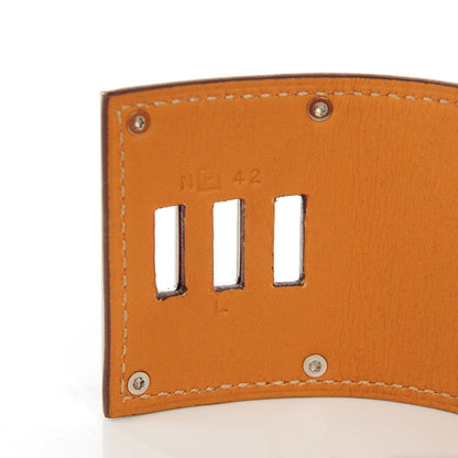 Hermes Epsom Kelly Dog Extreme Bracelet L Rouge Casaque 5 of 7