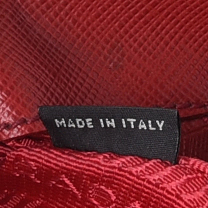 Prada Saffiano Small Galleria Double Zip Tote Fuoco 7 of 14