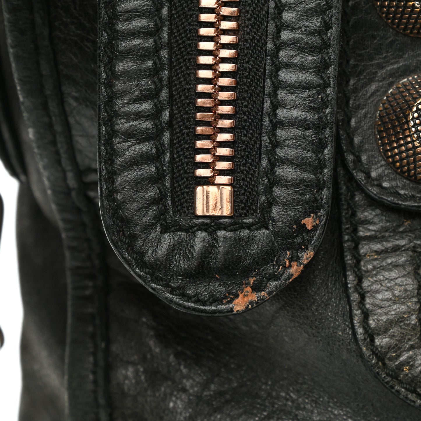 Agneau Giant 21 Rose Gold Hardware City Black