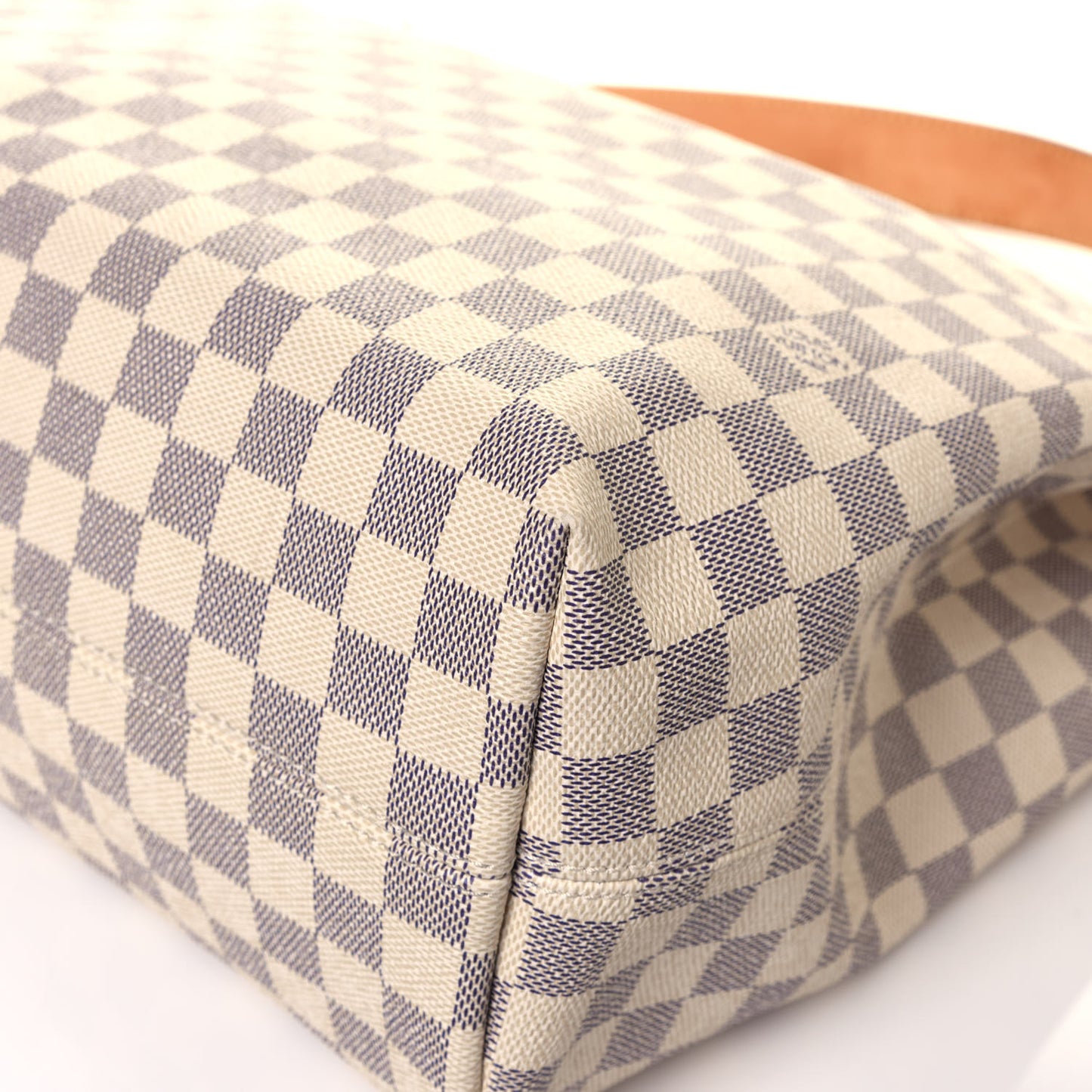 Damier Azur Graceful MM Rose Ballerine