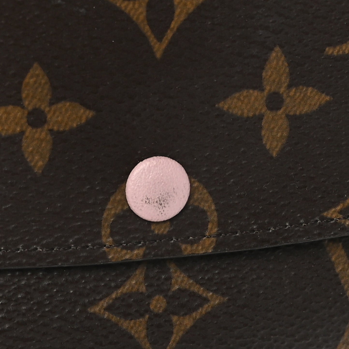 Monogram Emilie Wallet Rose Ballerine