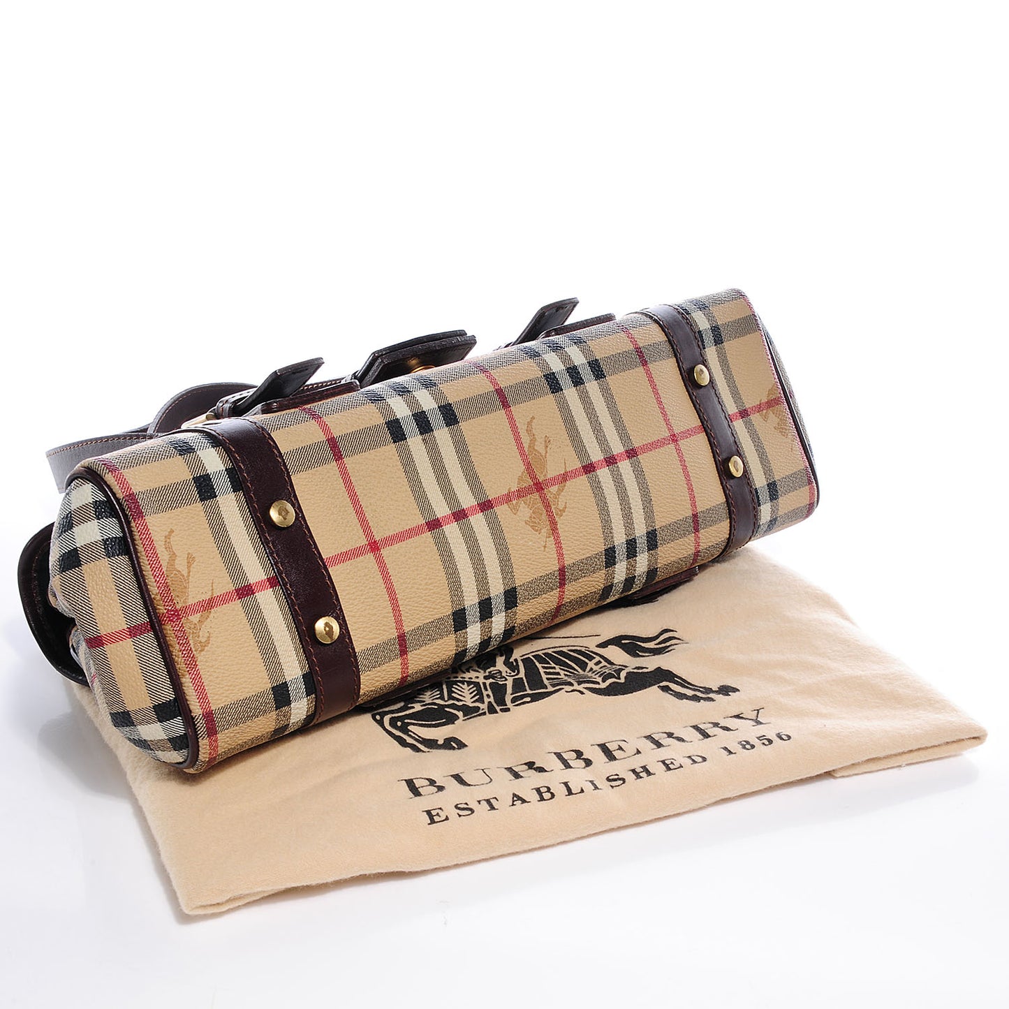 Haymarket Check Buckle Satchel
