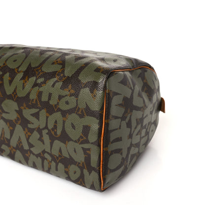 Louis Vuitton Monogram Graffiti Speedy 30 Kaki 8 of 8