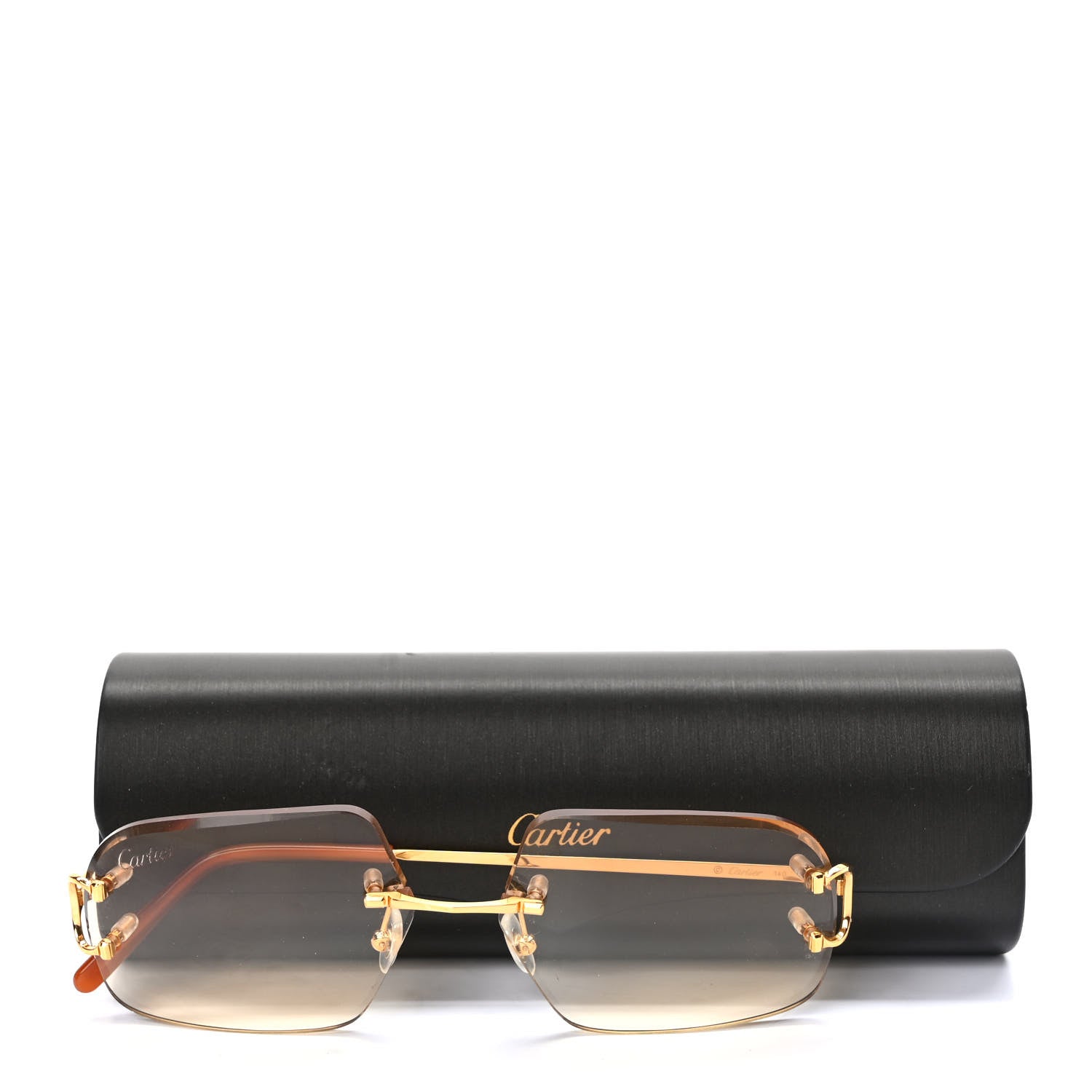 Cartier Signature C De Cartier Sunglasses Gold 8 of 8