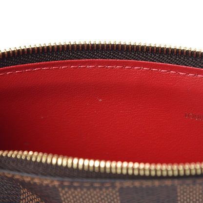 Louis Vuitton Damier Ebene Felicie Chain Wallet Zippered Insert 7 of 9
