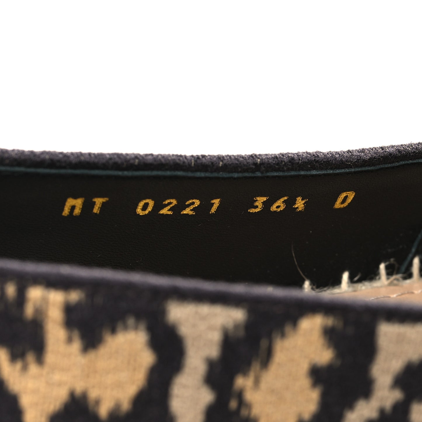 Lurex Embroidered Mizza Granville Espadrille 36.5 Beige Black