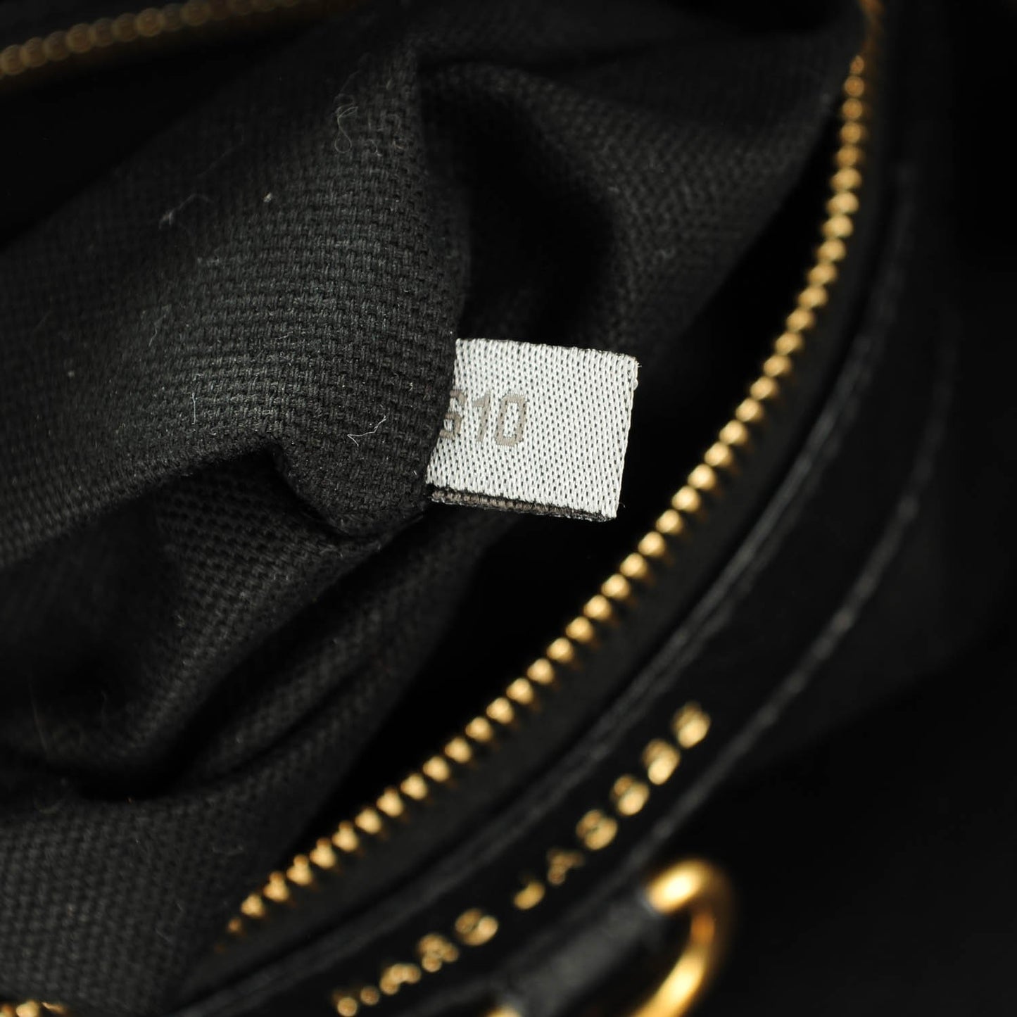 Lacquered Goatskin Quilted Karlie Satchel Black