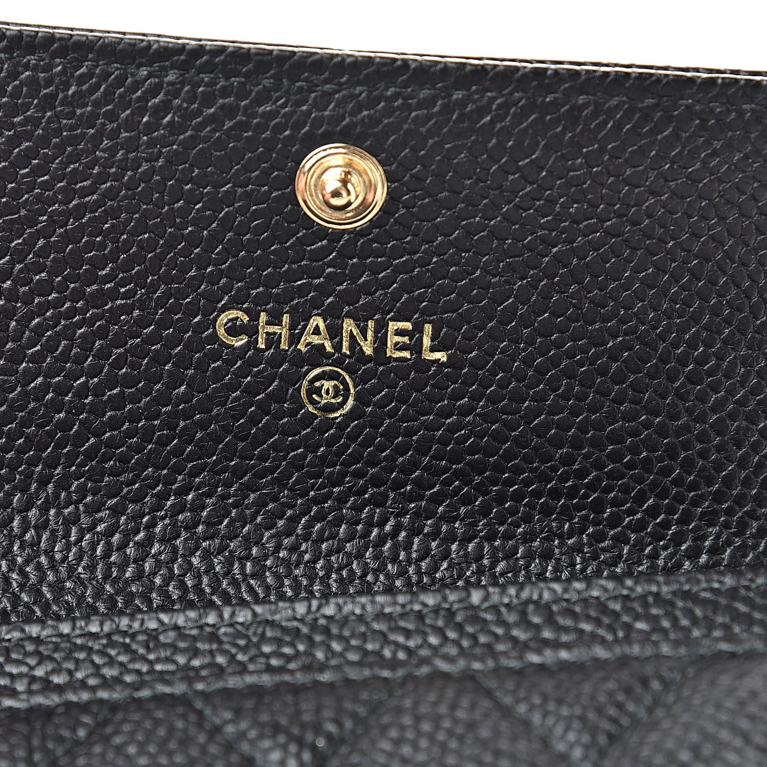 Chanel Caviar Quilted Boy Flap Card Holder Black 6 of 9