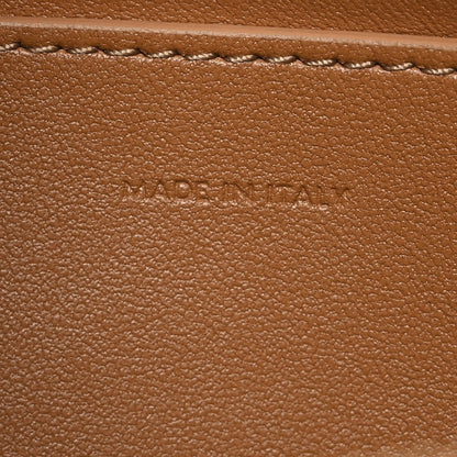 Celine Suede Calfskin Shearling Medium Strap Ava Triomphe Shoulder Bag Tobacco 7 of 14