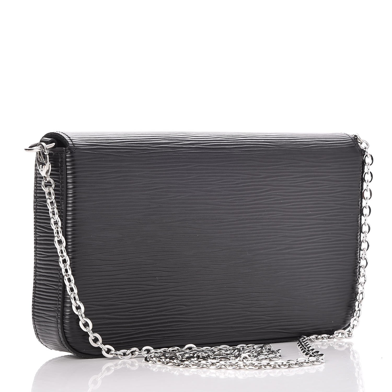 Louis Vuitton Epi Pochette Felicie Black 3 of 8