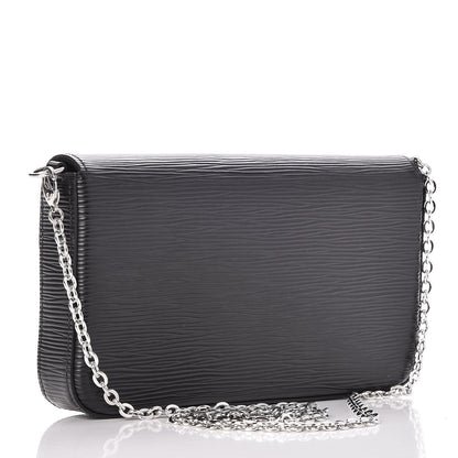Louis Vuitton Epi Pochette Felicie Black 3 of 8