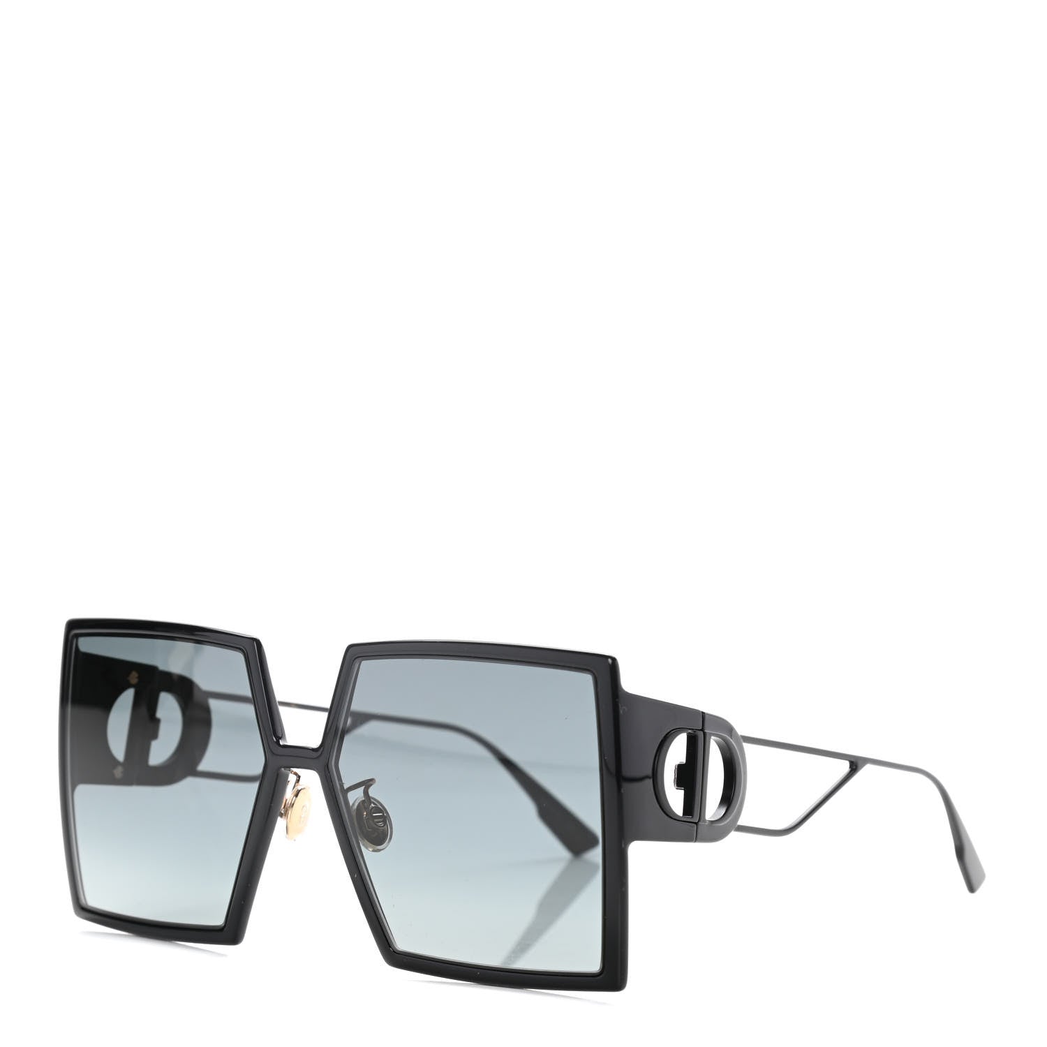 Christian Dior Square 30 Montaigne Sunglasses Black 1 of 10