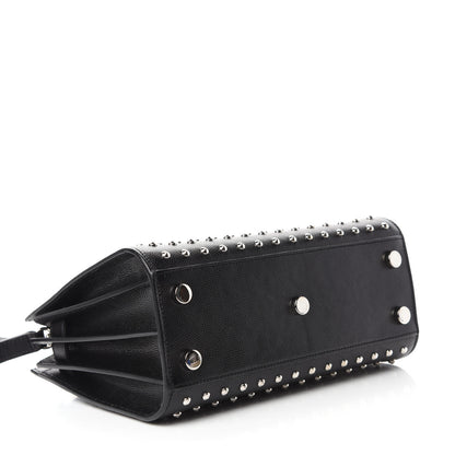Saint Laurent Grain De Poudre Studded Nano Sac De Jour Black 4 of 9
