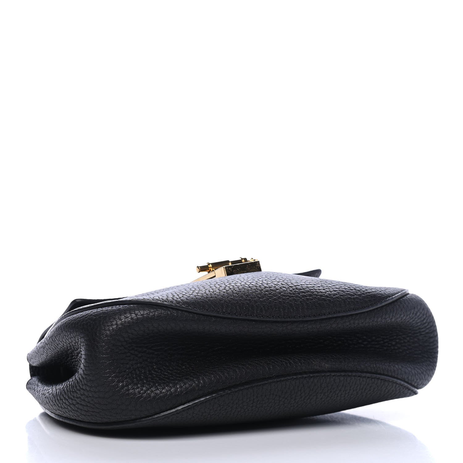 Chloe Grained Lambskin Drew Shoulder Bag Black 3 of 5