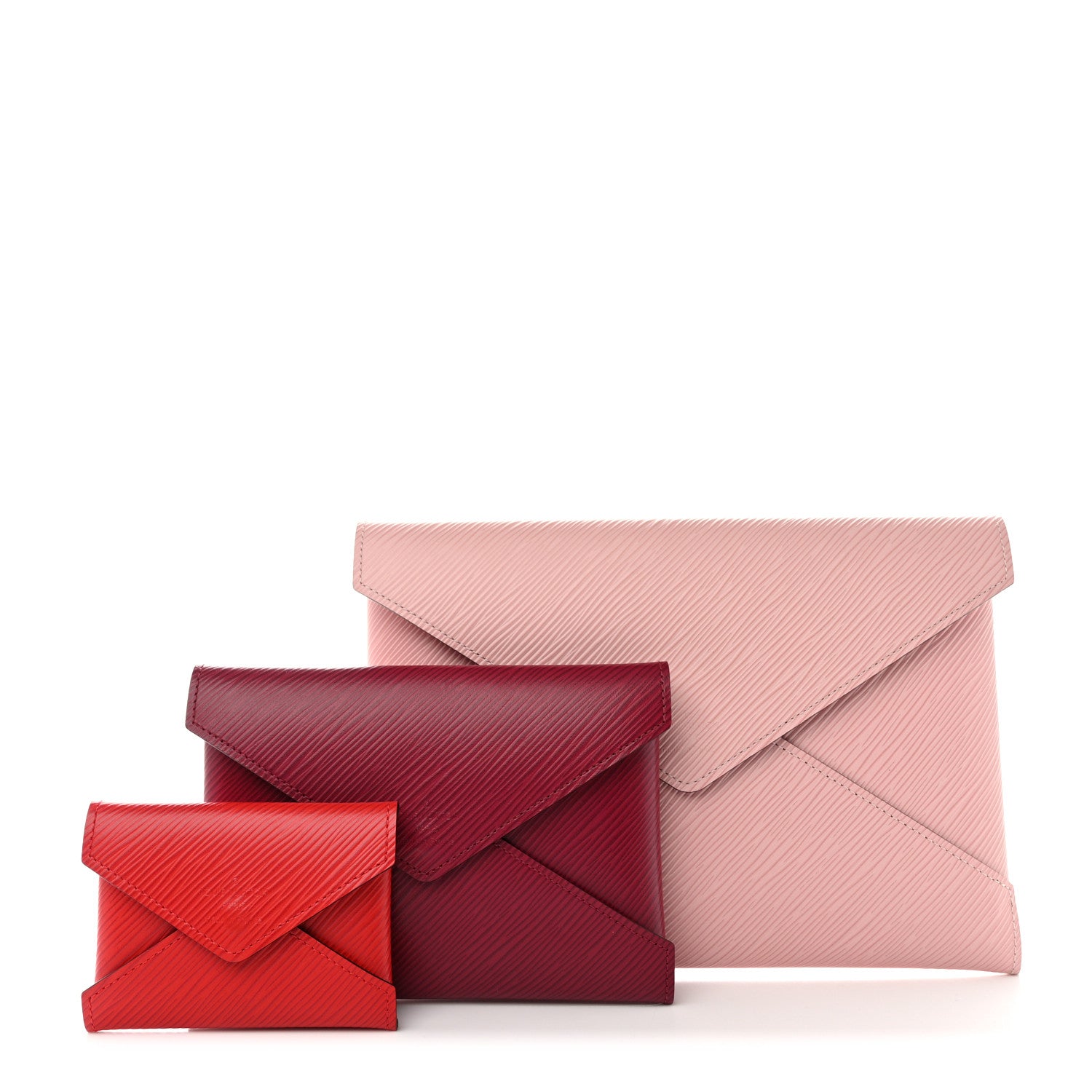 Louis Vuitton Epi Kirigami Pochette Set Rose Ballerine Fuchsia Coquelicot 1 of 10