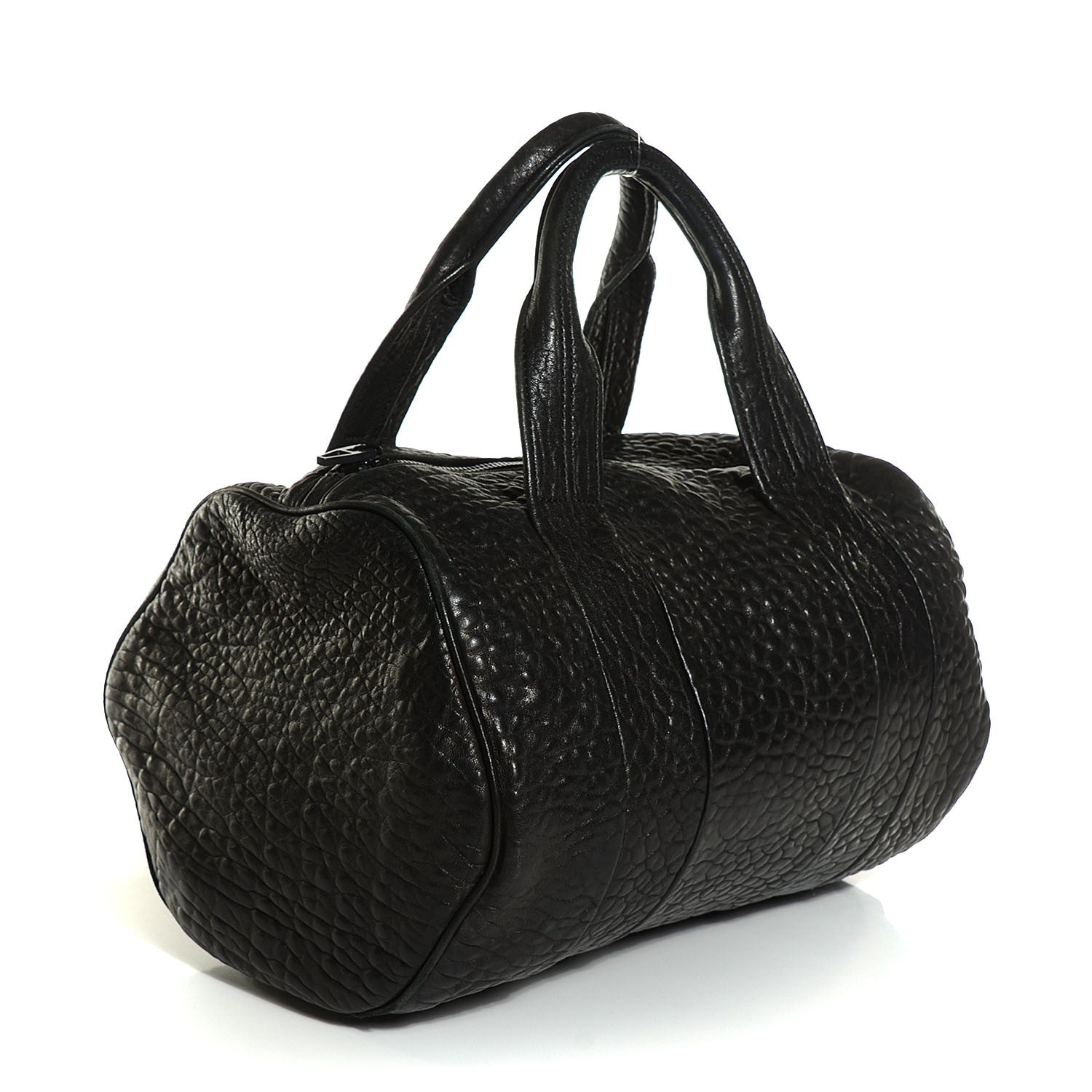 Alexander Wang Pebbled Lambskin Rocco Black Matte Black Hardware 3 of 8