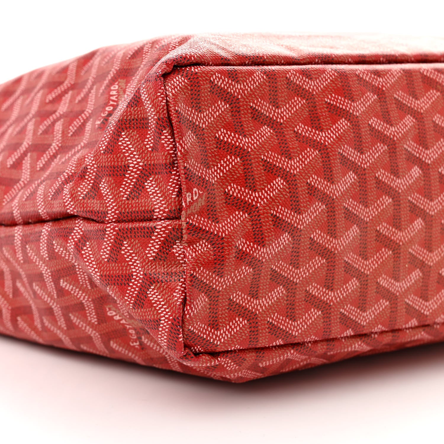 Goyard Goyardine Fidji Zip Hobo Red 9 of 10