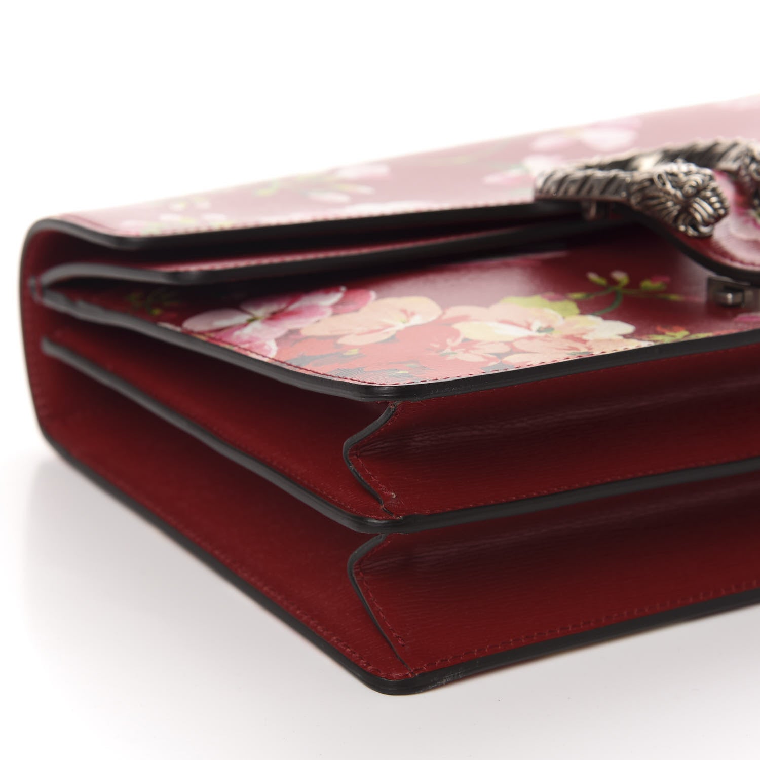 Gucci Calfskin Blooms Print Medium Dionysus Shoulder Bag Romantic Cherry Multicolor 6 of 10