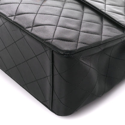 Chanel Lambskin Quilted XL Jumbo Single Flap Black 11 of 11