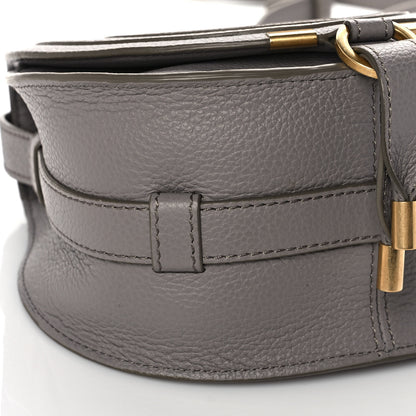 Chloe Calfskin Mini Marcie Round Crossbody Bag Cashmere Grey 8 of 11