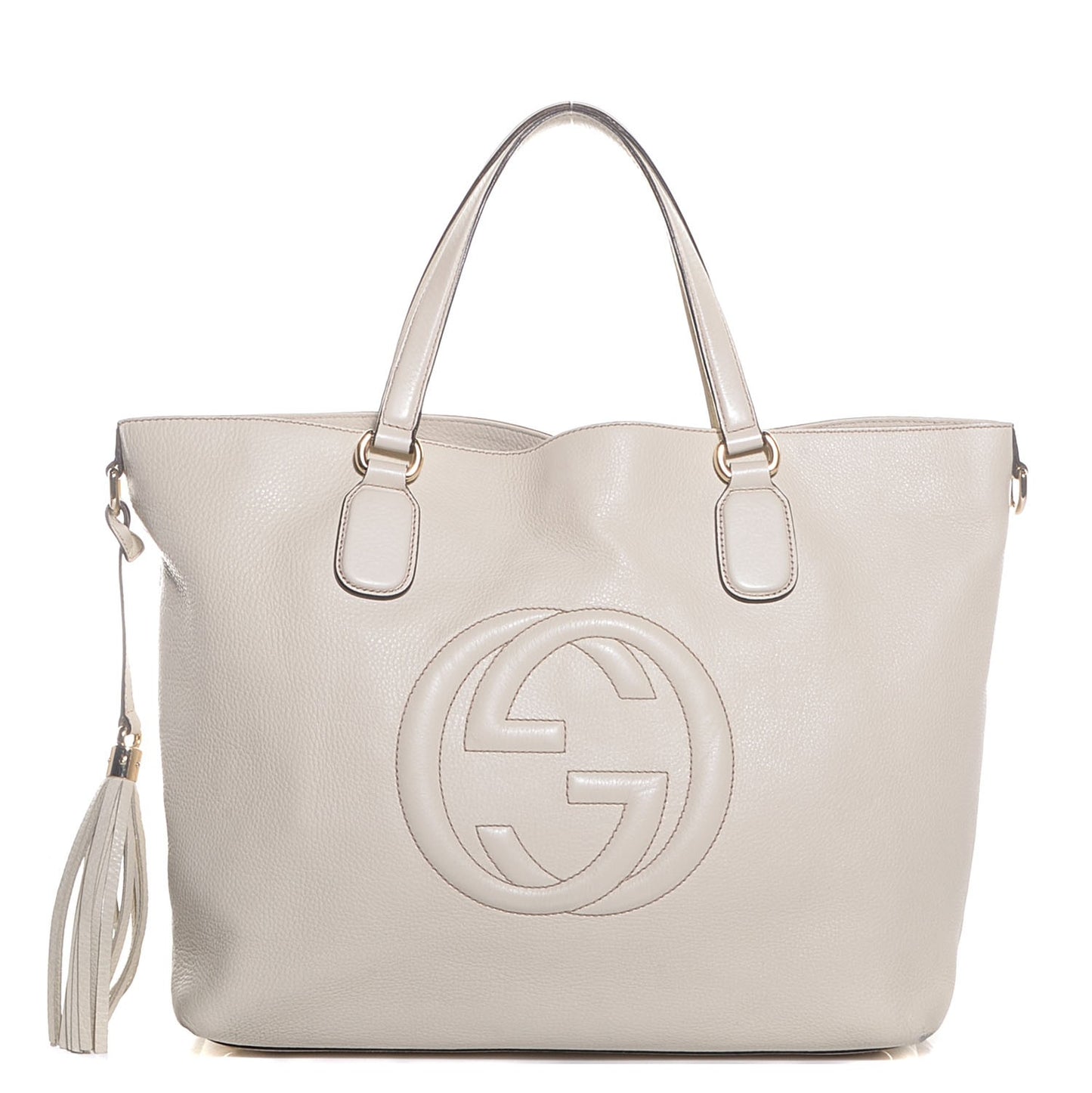 Cellarius Calfskin Large Soho Working Tote Off White