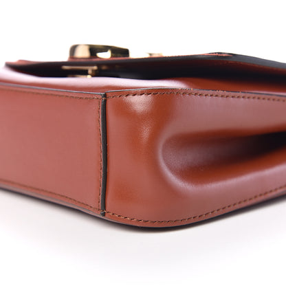 Chloe Calfskin Small C Double Carry Sepia Brown 8 of 10