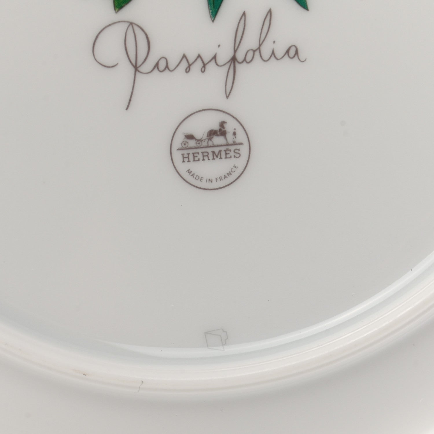 Hermes Porcelain Passifolia Cereal Bowl Set of 2 8 of 9