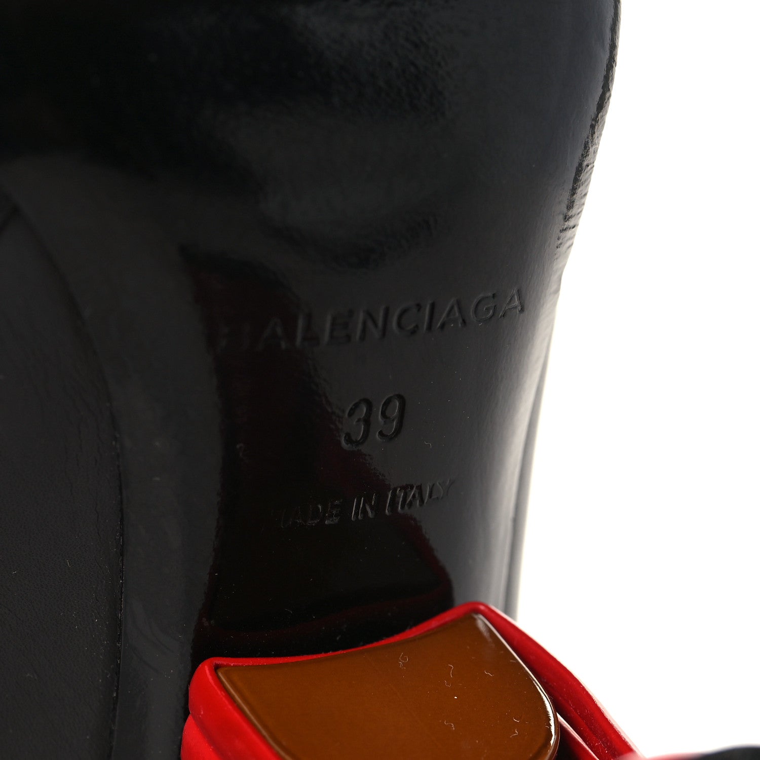 Balenciaga Calfskin Bistrot Boots 39 Black 7 of 9