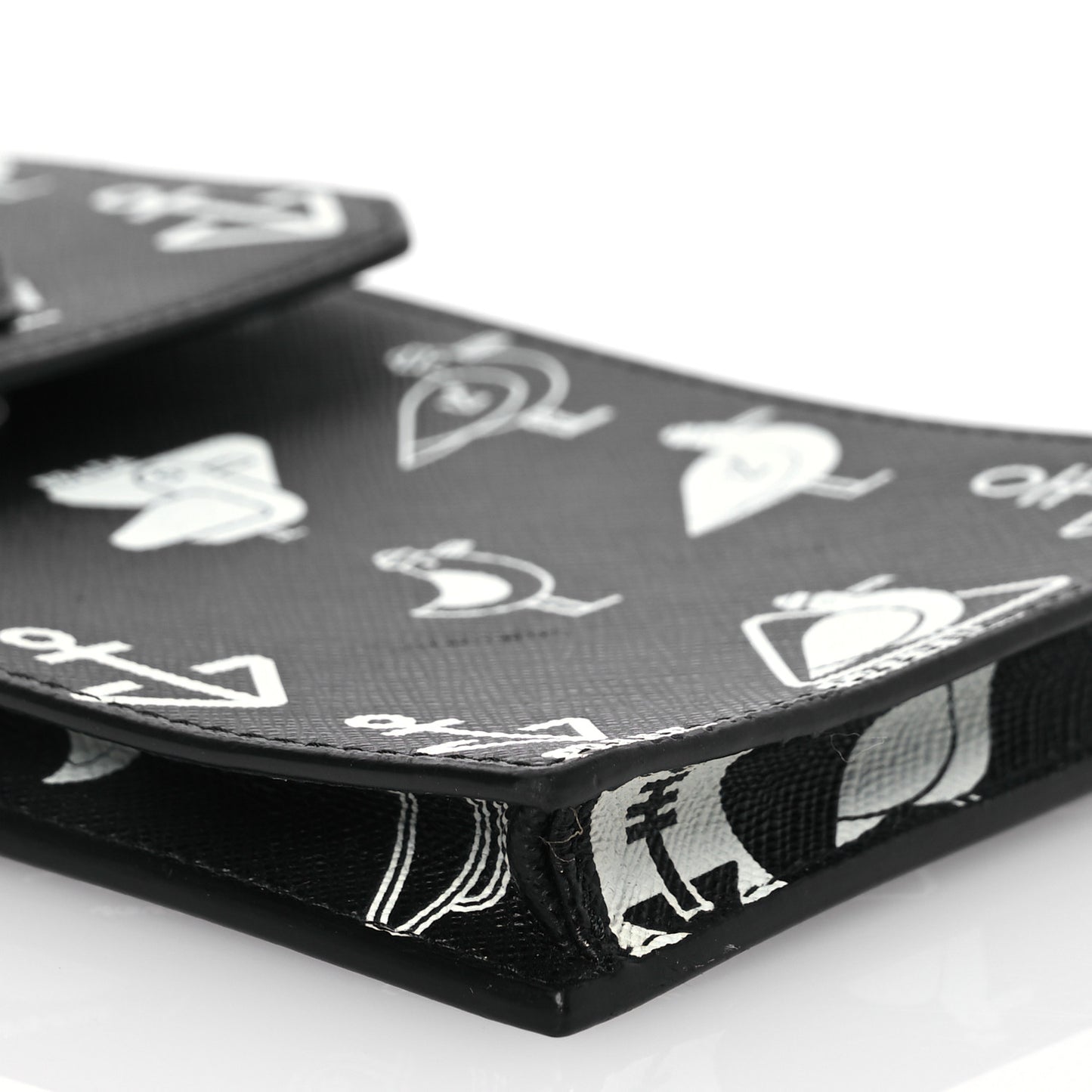 Saffiano Seagull Smartphone Case Black