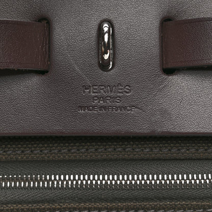 Hermes Vache Hunter Herbag Zip Retourne 31 PM Dark Bronze Ebene 7 of 15