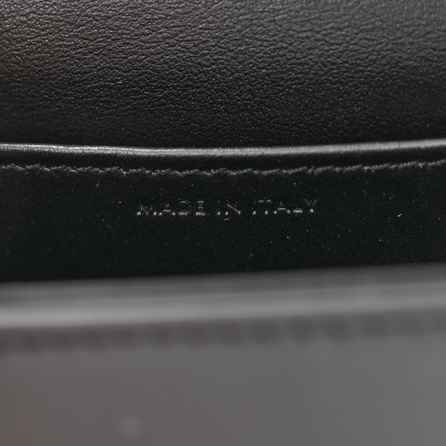 Shiny Calfskin Mini Triomphe Black