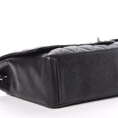 Chanel Caviar Quilted Maxi Double Flap Black 6 of 15