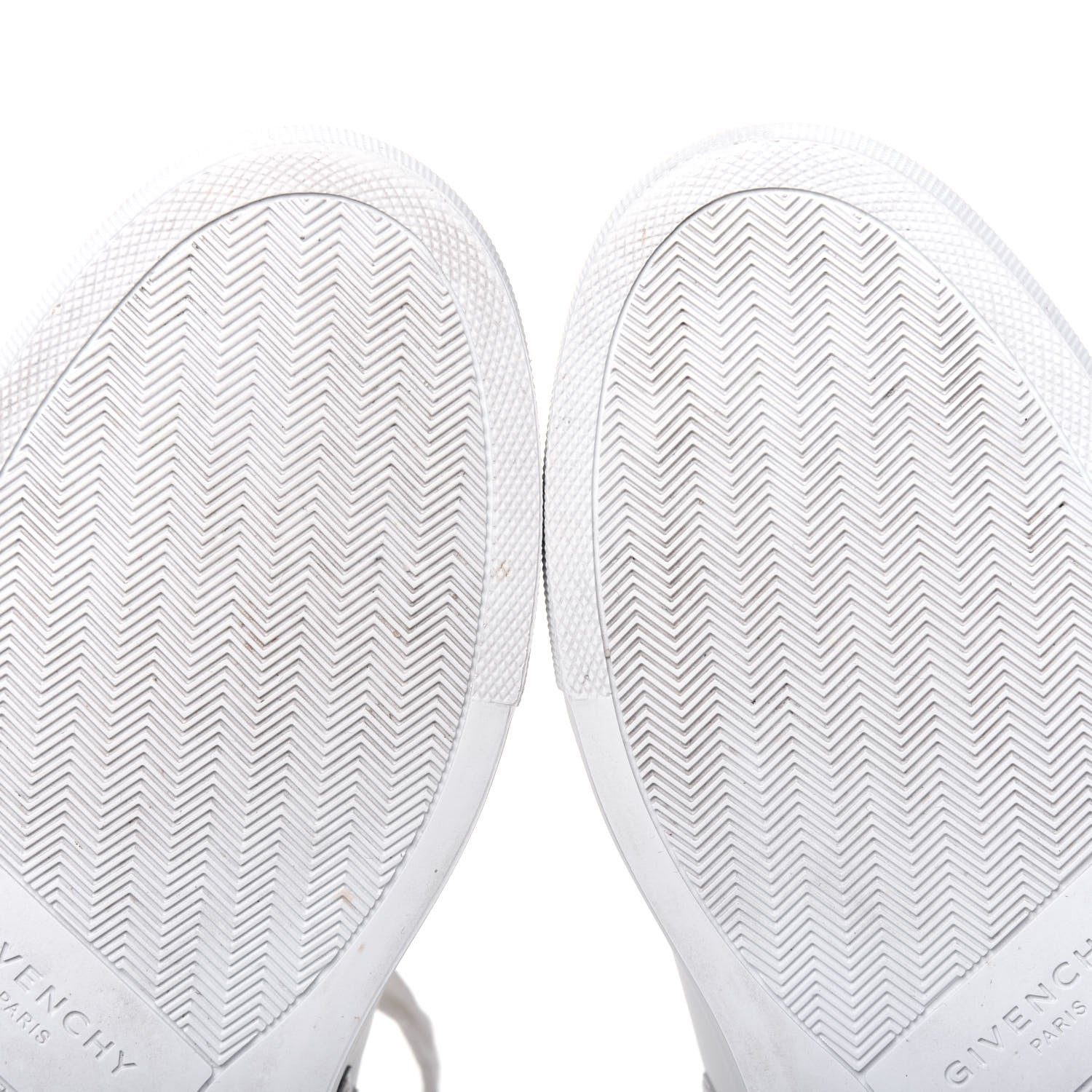 Givenchy Calfskin Reverse Logo Womens Urban Street Sneakers 39.5 White Silver 10 of 14